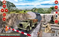 Esercito Truck Truck Driver: Giochi militari 2019 Screen Shot 4