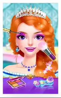 Hair Salon & Princess Makeup & Fun Games 2018 Screen Shot 1