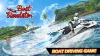 Boat Games Driving 3D Screen Shot 2