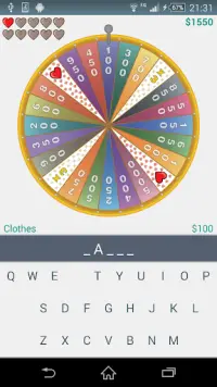 Wheel of Luck - Classic Puzzle Game Screen Shot 2