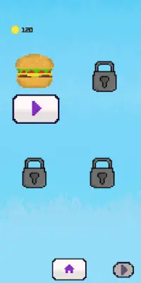 Flappy Burger Screen Shot 1