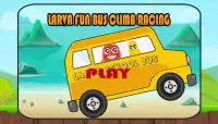 Larva Fun Bus Climb Racing Screen Shot 0
