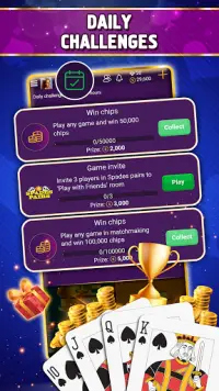 VIP Spades - Online Card Game Screen Shot 4