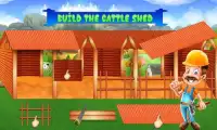 Construye una casa de ganado del pueblo: diseño Screen Shot 5