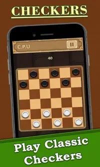 Checkers game : Draught , Dame board game Screen Shot 5