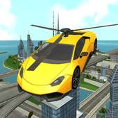 Fliegende Hubschrauber-Auto-Re