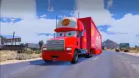 Captain Superhero Euro Truck Driving Sim 2018 Screen Shot 1