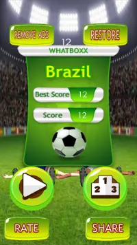 रियल फुटबॉल ब्राजील बाजीगर Screen Shot 2