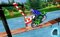 Racing Moto Bike : Impossible Stunt Race 3D Game Screen Shot 1