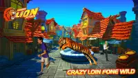 Angry Lion Rampage: City Attack,Simulator 3D Screen Shot 3