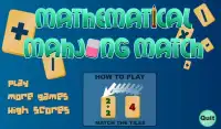 Math Mahjong Free Screen Shot 0