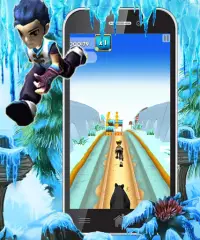 Subway Snow Run Screen Shot 2