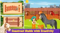 Build Horse Stable: Farm Construction Games Screen Shot 0