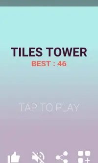 Tiles Tower : build the tower as high as you can Screen Shot 0