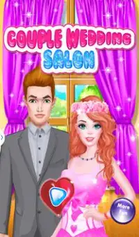 Pernikahan pasangan gadis game Screen Shot 0