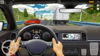 VR Traffic Racing In Car Drive Screen Shot 3