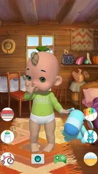 Cute Talking Baby Screen Shot 0