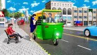 Rickshaw Driving Rickshaw Game Screen Shot 0