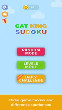 Cat King Sudoku - Free Sudoku Screen Shot 0