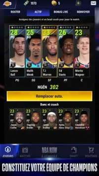 NBA NOW, jeu mobile de basket Screen Shot 3