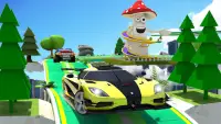 メガランプカースタント：無料のGTレーシングカーゲーム Screen Shot 3