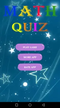 Math Games - Math Quiz For Kids Screen Shot 1