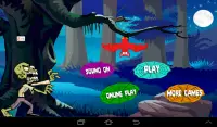 Bat vs Zombie: Easy Flap Game Screen Shot 0