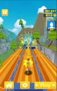 Temple Subway Surf: Litte Run 2018 Screen Shot 0