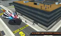 भविष्य gyroscopic बस शहर पुलिस बचाव सिम Screen Shot 1
