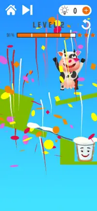 Happy Cow - Draw Line Puzzle Screen Shot 4