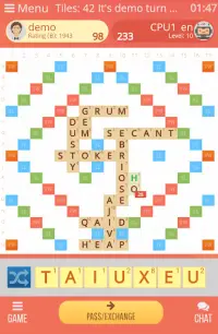 Rackword - Free real-time multiplayer word game Screen Shot 7