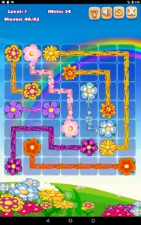 Flowers Connect Puzzle JUEGO Screen Shot 8