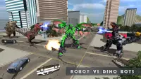 التنين روبوت تحويل لعبة - ديناصور العالم في القتال Screen Shot 8