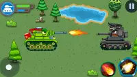 टैंक युद्ध - लड़कों के लिए खेल Screen Shot 0