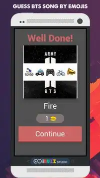 Guess BTS Song Emojis Screen Shot 2