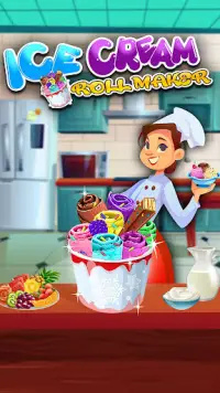 Ice Cream Roll Maker Games Screen Shot 5
