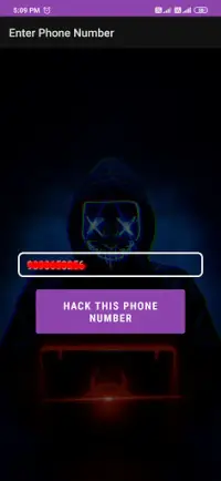 Phone Number Hacker Simulator Screen Shot 1