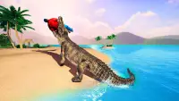Hungry Crocodile Attack Simulator: Crocodile Games Screen Shot 2
