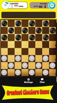 Draughts Checkers Online Screen Shot 1