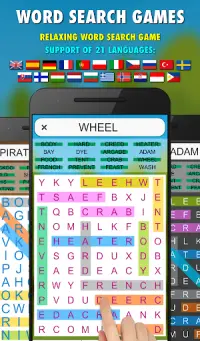 Word Search Games - Free (Multilingual) Screen Shot 0