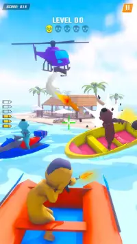 Schnellboot Shootout - Jetski-Schießspiele Screen Shot 2