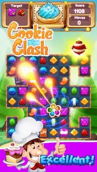 Cookie Clash - Match 3 Puzzle Screen Shot 2