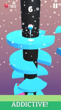 Tower Crash: Spiral Ball Jump Game 2019 Screen Shot 4