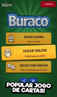 Buraco Online Jogatina: Jogos de Cartas de Baralho Screen Shot 9