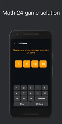 Make 24 - Fun Math Game |24 solver |4 Number Game Screen Shot 1