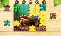 Bears Jigsaw Puzzles Brain Games for Kids FREE Screen Shot 3