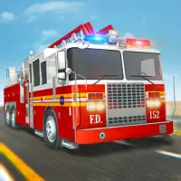 Firefighter Fire Truck Game 3D Screen Shot 0