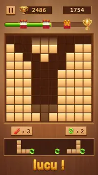 wood block - block puzzle game Screen Shot 1