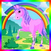 Rainbow Unicorn Coloring Book