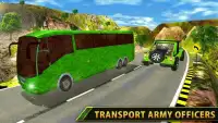 Leger Bus Bestuurder Transporter Spel 2018 Screen Shot 3